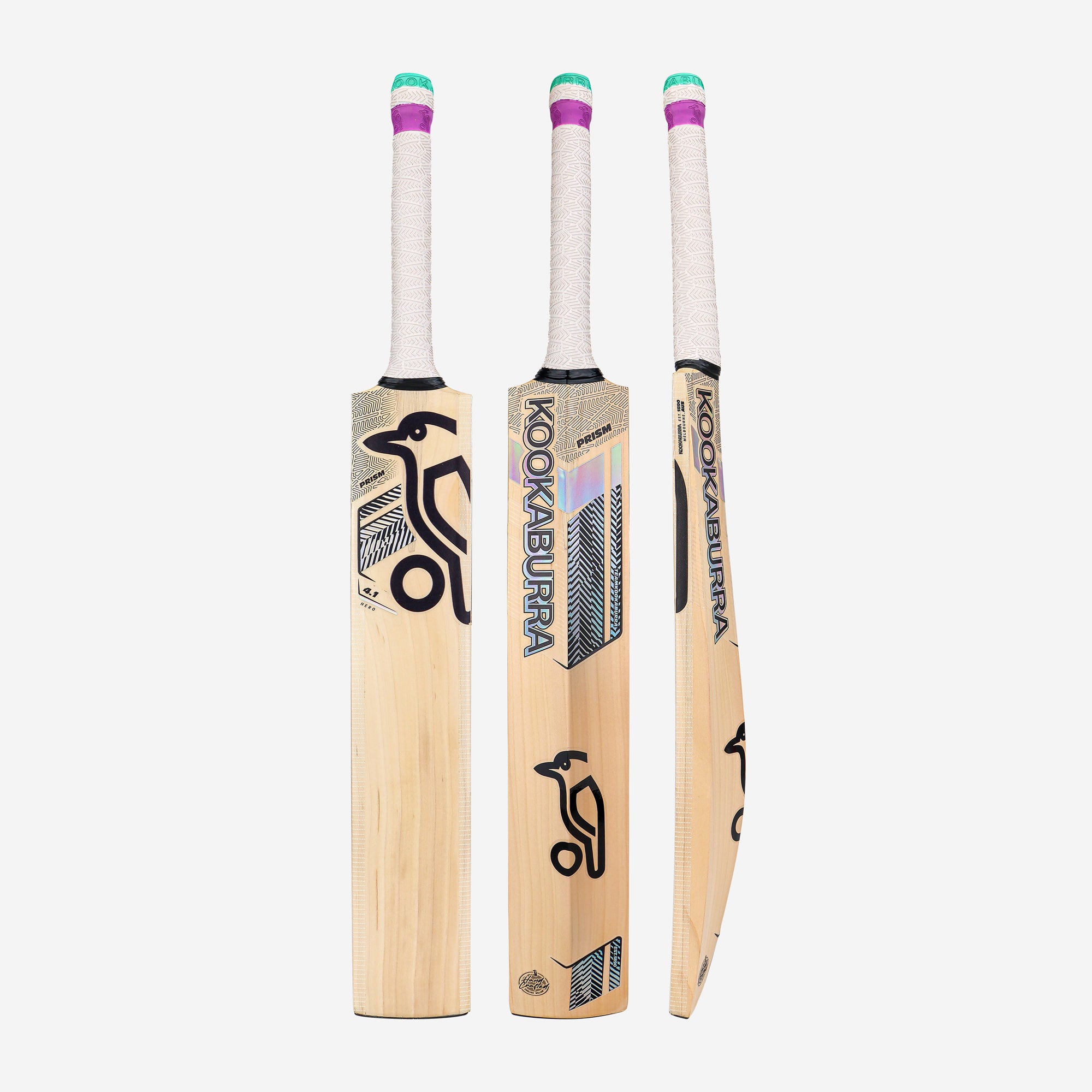 Kookaburra Prism 4.1 Hero harrow cricket bat hybrid English willow Armourtec